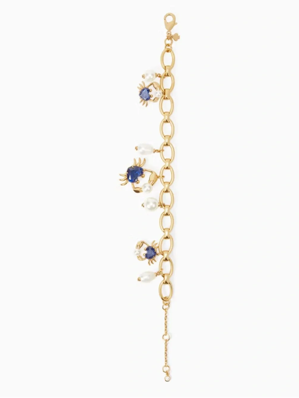 Kate Spade Gold Claws Out Crab Charm Bracelet - Picture 5 of 7